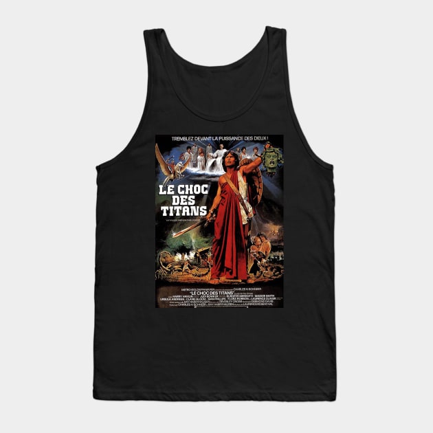 Classic Fantasy Movie Poster - Clash of the Titans Tank Top by Starbase79